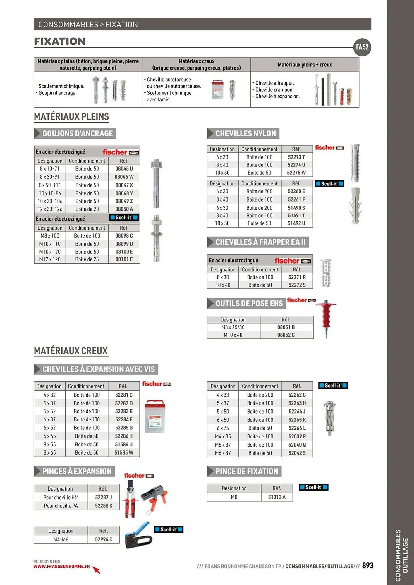 Catalogue Chausson Matériaux du 24 septembre au 31 décembre 2025 - Catalogue page 893