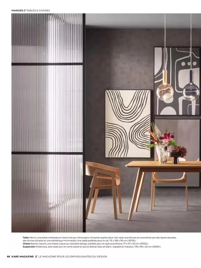 LE MAGAZINE POUR LES ENTHOUSIASTES DU DESIGN du 6 février au 31 décembre 2025 - Catalogue page 66