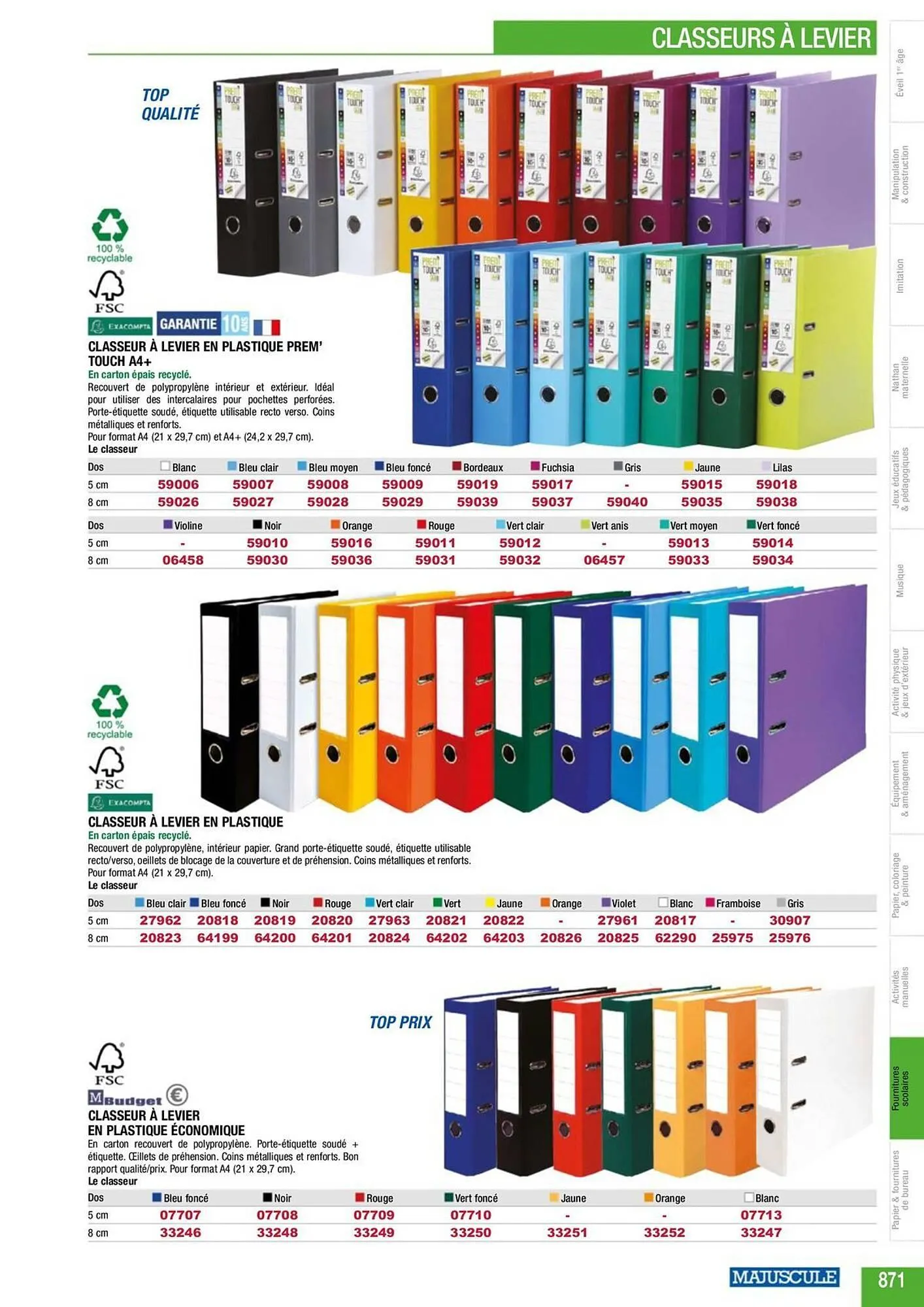Catalogue Majuscule du 4 mars au 31 décembre 2025 - Catalogue page 895