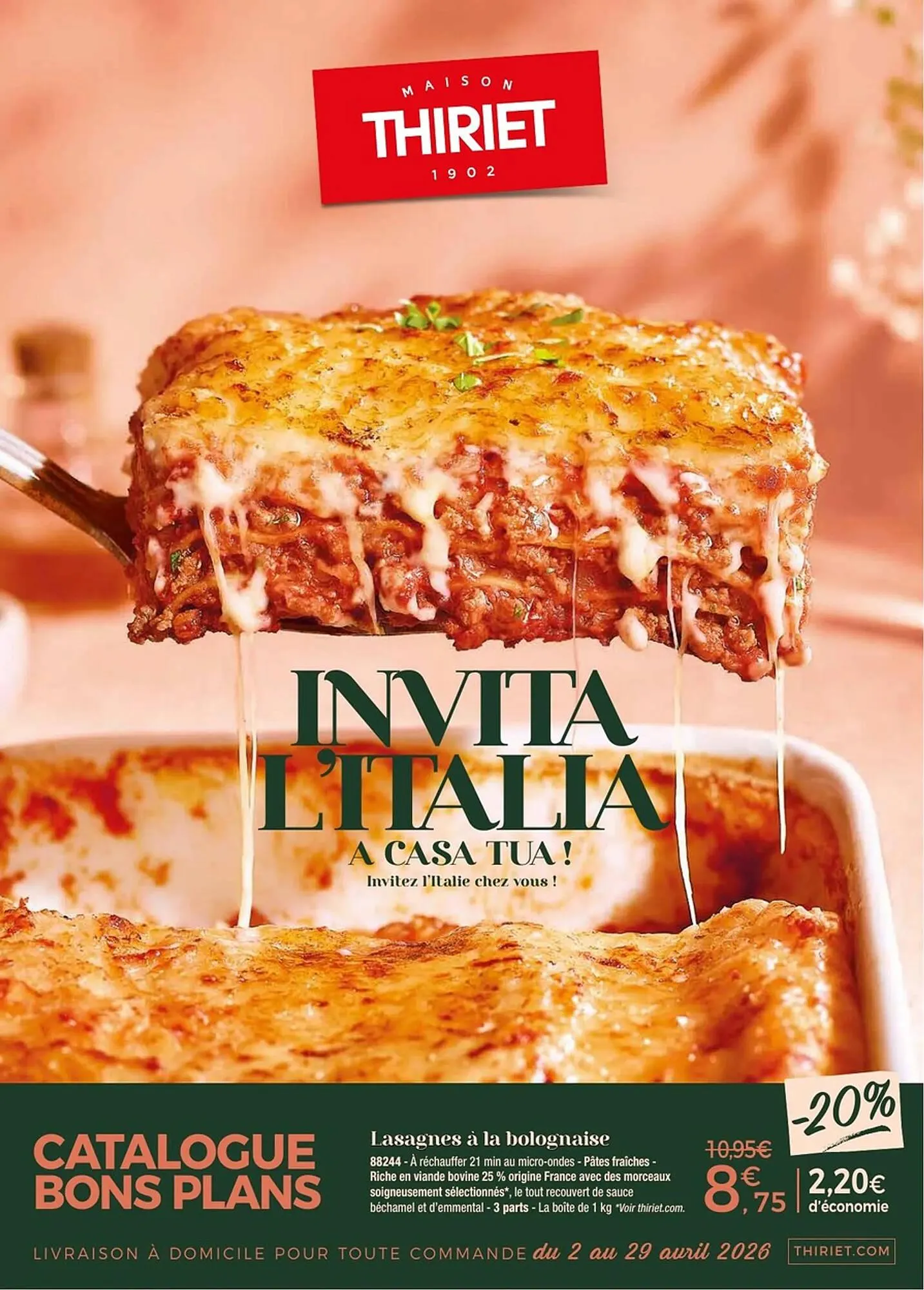 Catalogue Thiriet du 2 avril au 29 avril 2026 - Catalogue page 1