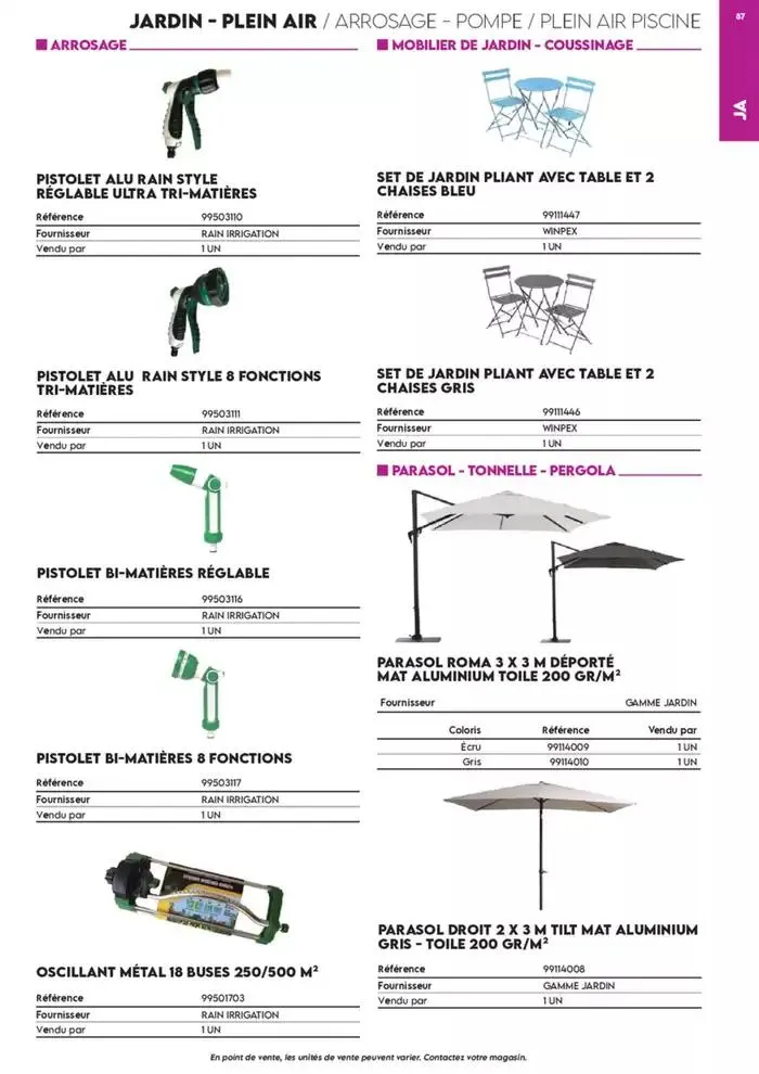 Tout faire +de 15 000 Produits du 17 décembre au 30 juin 2025 - Catalogue page 742