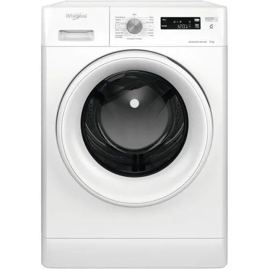 Lave-linge hublot WHIRLPOOL FFSPL9269WFR Freshcare - 9 kg - Induction - L60cm - 1200 trs/min - Classe A - Blanc