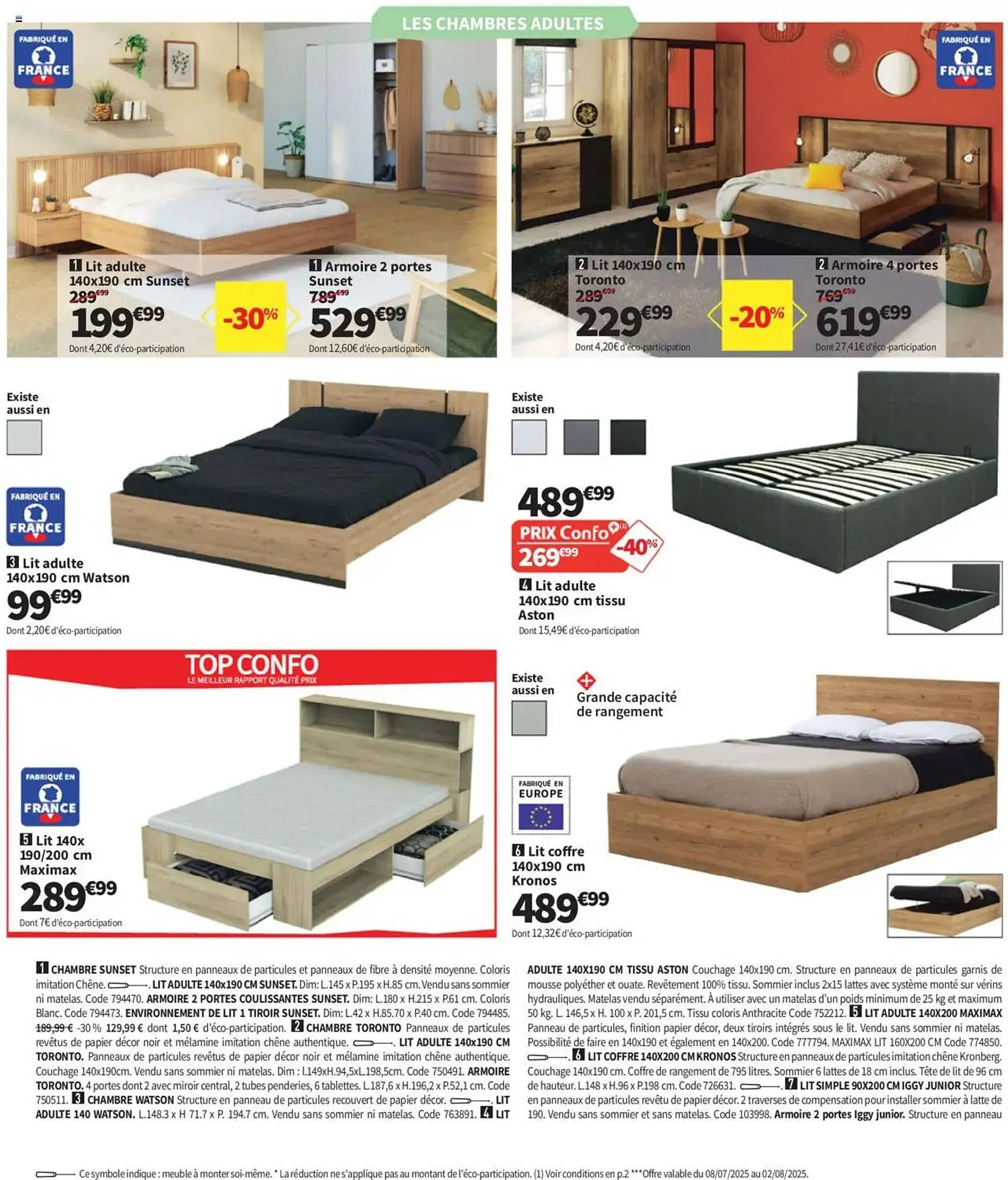 Catalogue Conforama du 8 juillet au 4 août 2025 - Catalogue page 12