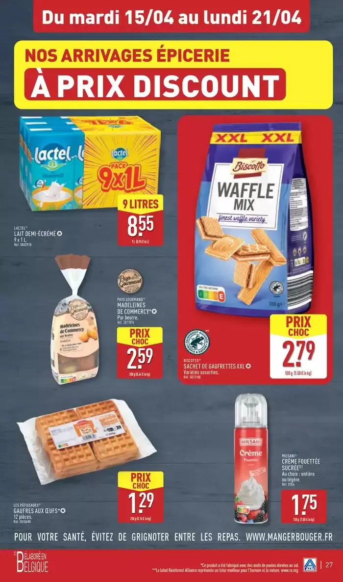 Arrivages de Pâques à prix discount du 15 avril au 21 avril 2025 - Catalogue page 30