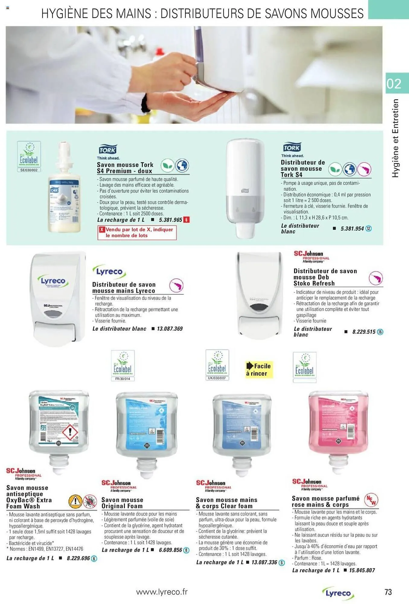 Catalogue Lyreco du 15 mai au 31 décembre 2023 - Catalogue page 73