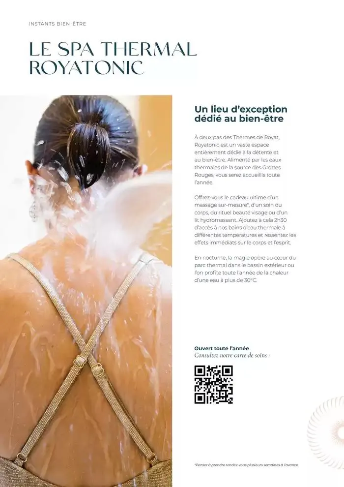 Brochure établissement Royat 2025 du 7 avril au 8 novembre 2025 - Catalogue page 10