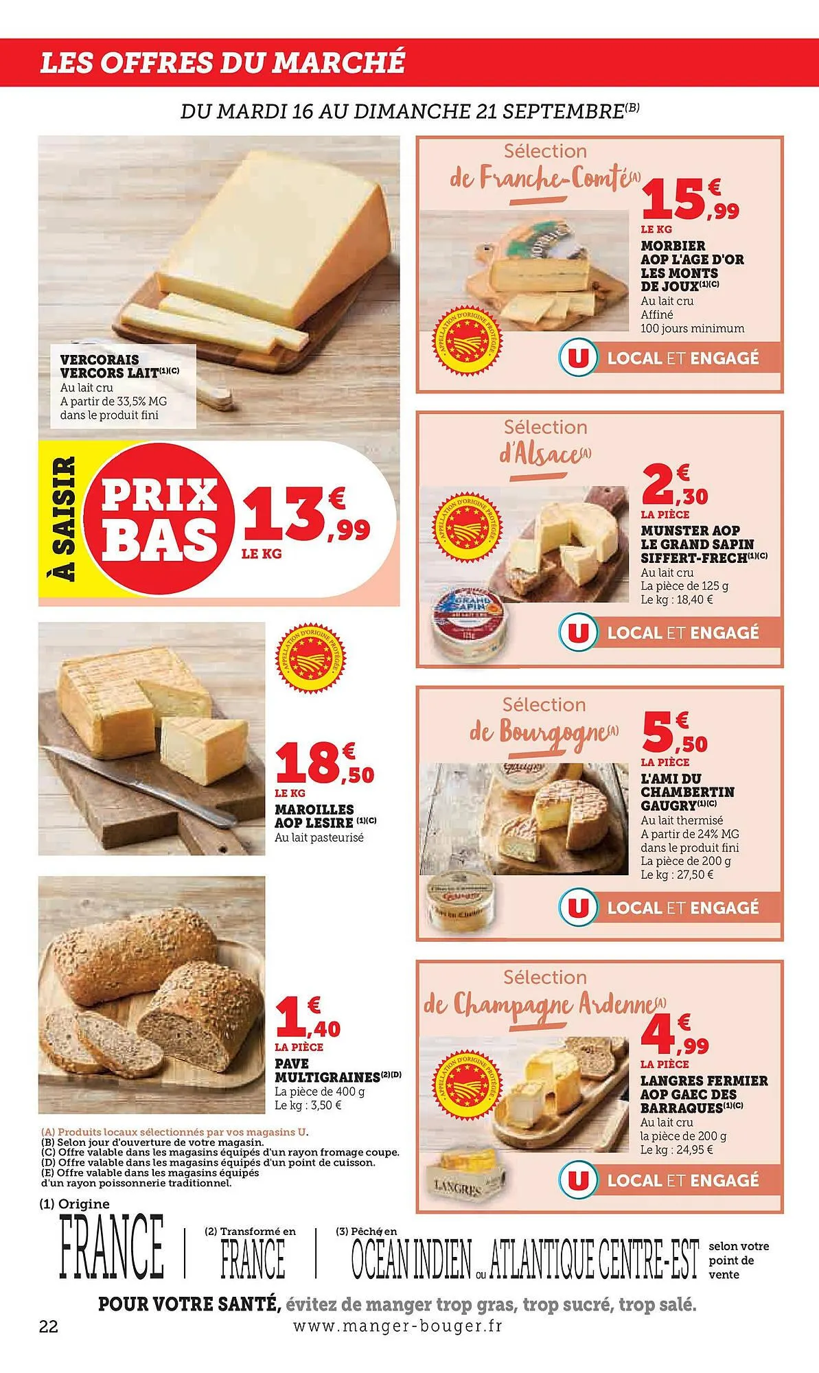 Catalogue Super U du 15 septembre au 28 septembre 2025 - Catalogue page 22