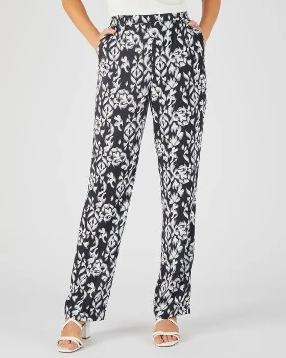 Pantalon imprimé ethnique pure viscose