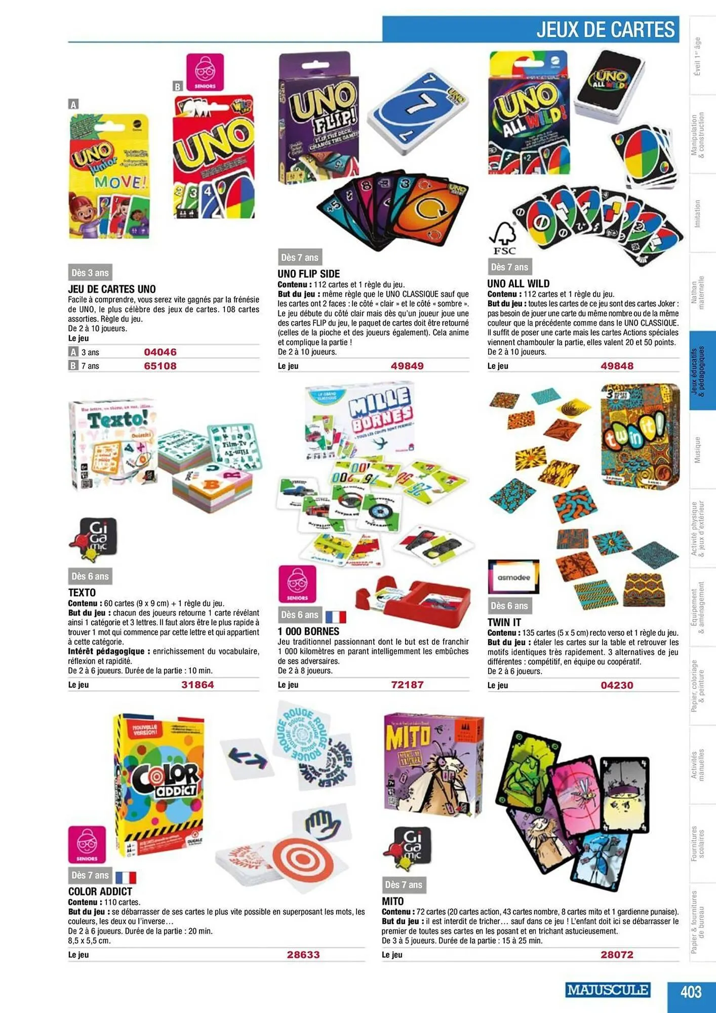 Catalogue Majuscule du 4 mars au 31 décembre 2025 - Catalogue page 427