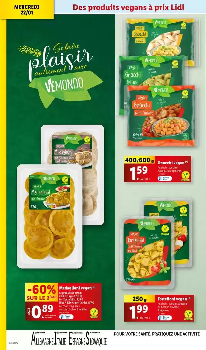 Lidl vous invite à un voyage culinaire en Asie avec leur gamme Vitasia! du 22 janvier au 28 janvier 2025 - Catalogue page 30