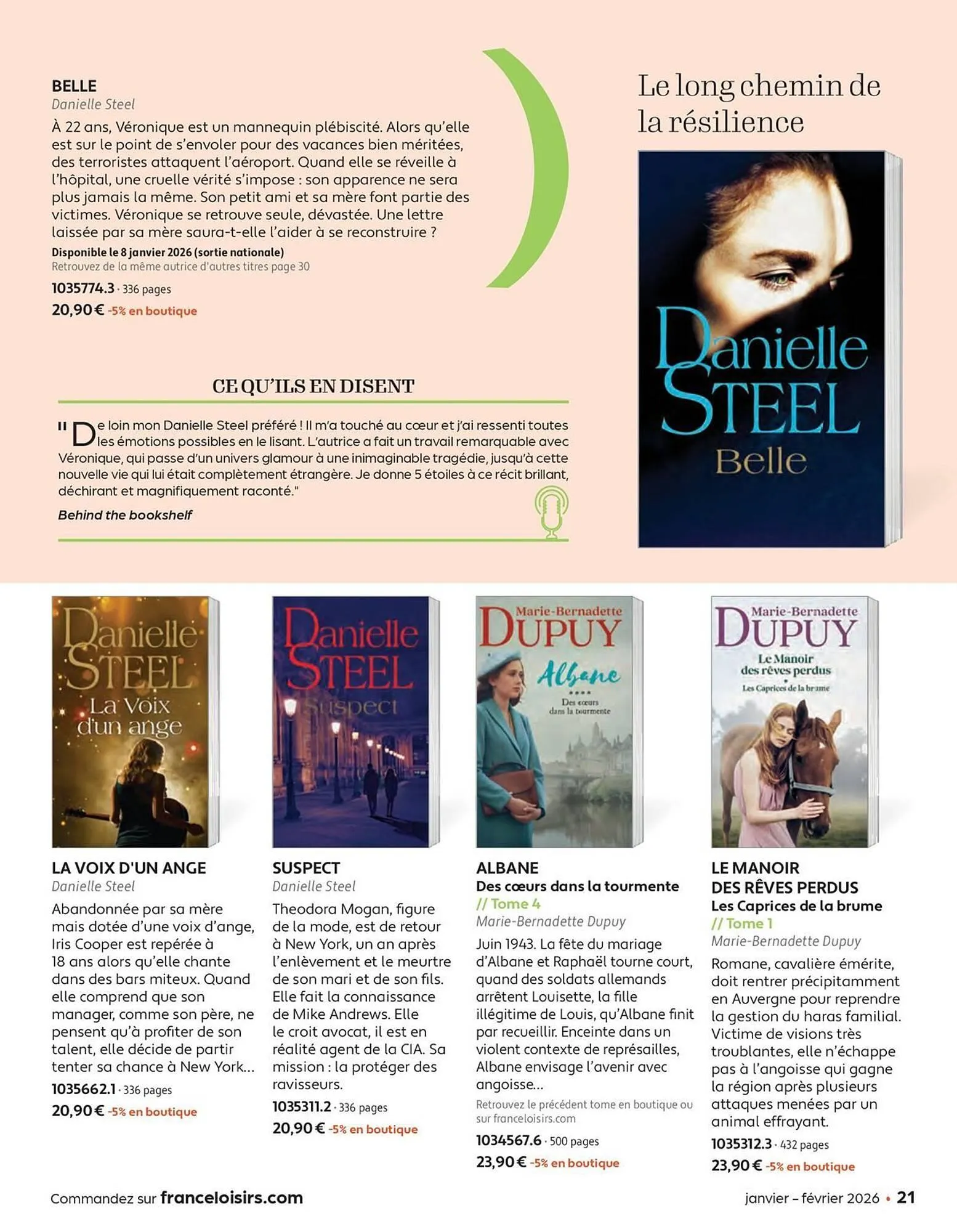 Catalogue France Loisirs du 1 janvier au 28 février 2026 - Catalogue page 21