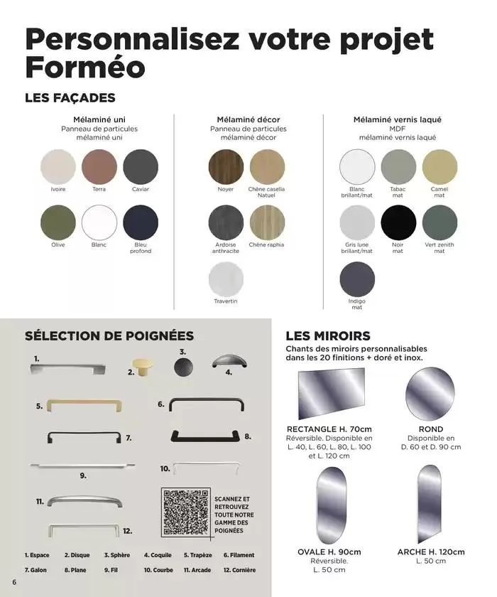 MEUBLES FORMÉO Edition 2025 du 15 avril au 31 décembre 2025 - Catalogue page 6