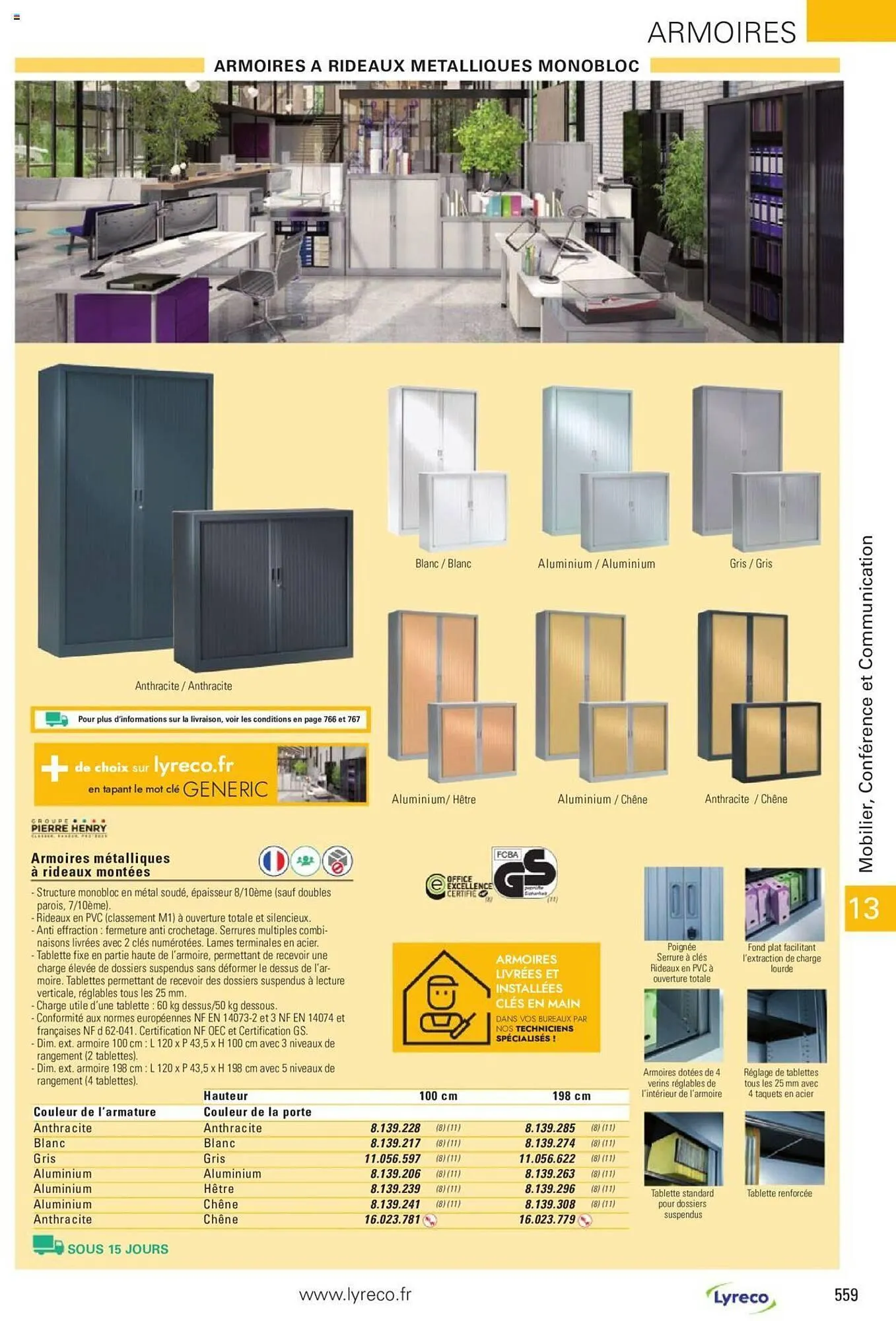 Catalogue Lyreco du 15 mai au 31 décembre 2023 - Catalogue page 559