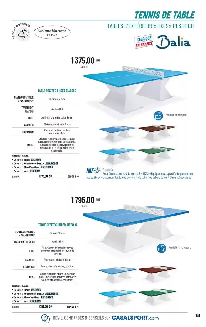 ÉQUIPEMENT SPORTIF du 6 mars au 31 décembre 2025 - Catalogue page 103