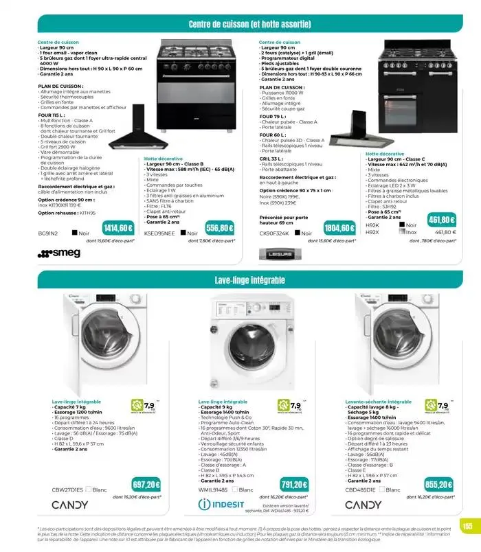 Consultez le menu avant de vous mettre en cuisine. du 7 janvier au 31 décembre 2025 - Catalogue page 155