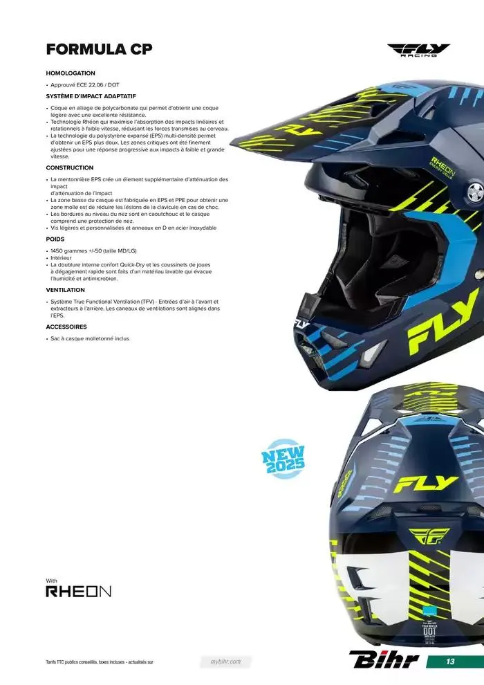 FLY RACING BMX 2025 du 12 avril au 31 décembre 2025 - Catalogue page 13