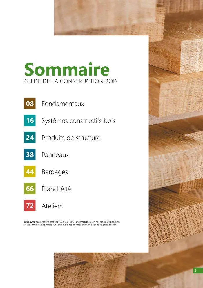 Guide construction bois 2024/2025 du 23 août au 31 décembre 2025 - Catalogue page 3
