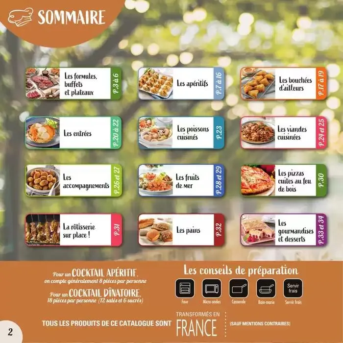 CARTE TRAITEUR PERMANENTE du 3 avril au 30 mars 2026 - Catalogue page 2