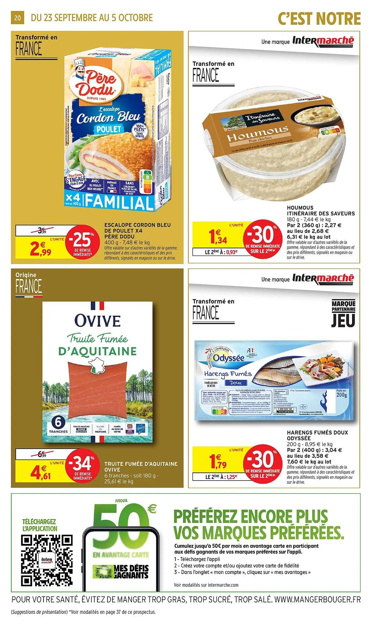 Catalogue Intermarché du 23 septembre au 5 octobre 2025 - Catalogue page 20