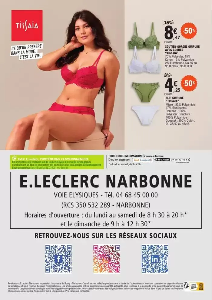 Lingerie du 19 mai au 31 mai 2025 - Catalogue page 8