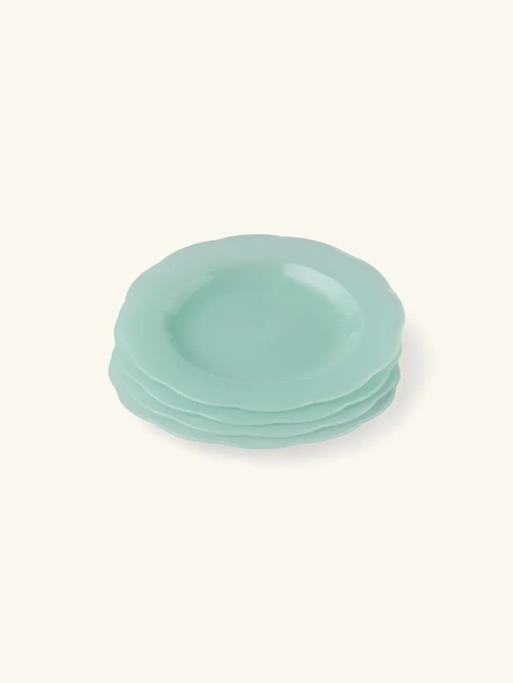 Assiettes en plastique réutilisables 4 pcs