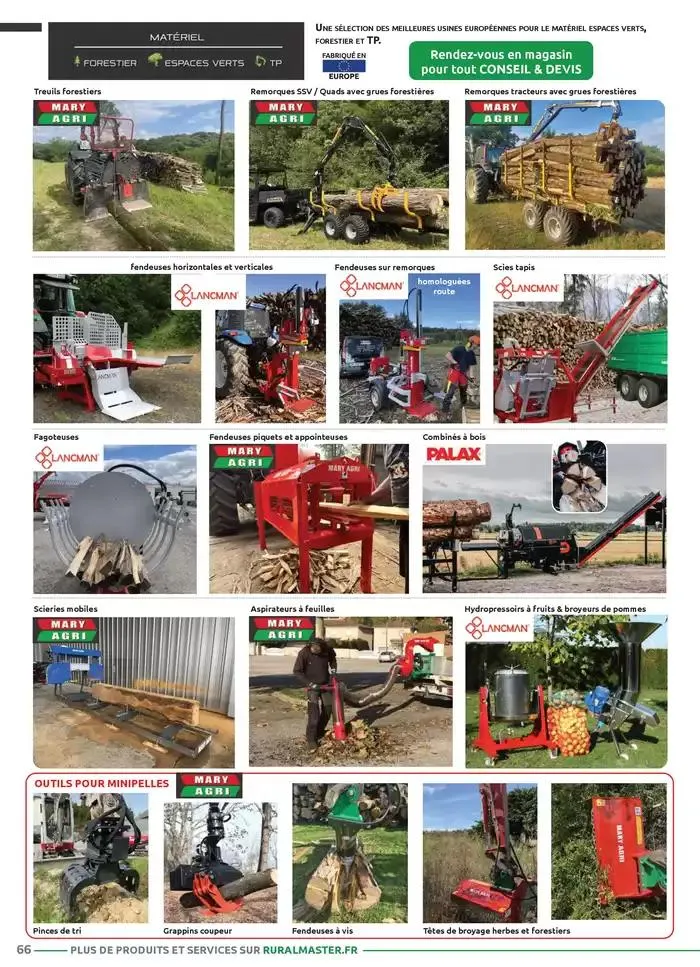 Motoculture et remorques du 1 mars au 31 mai 2025 - Catalogue page 66