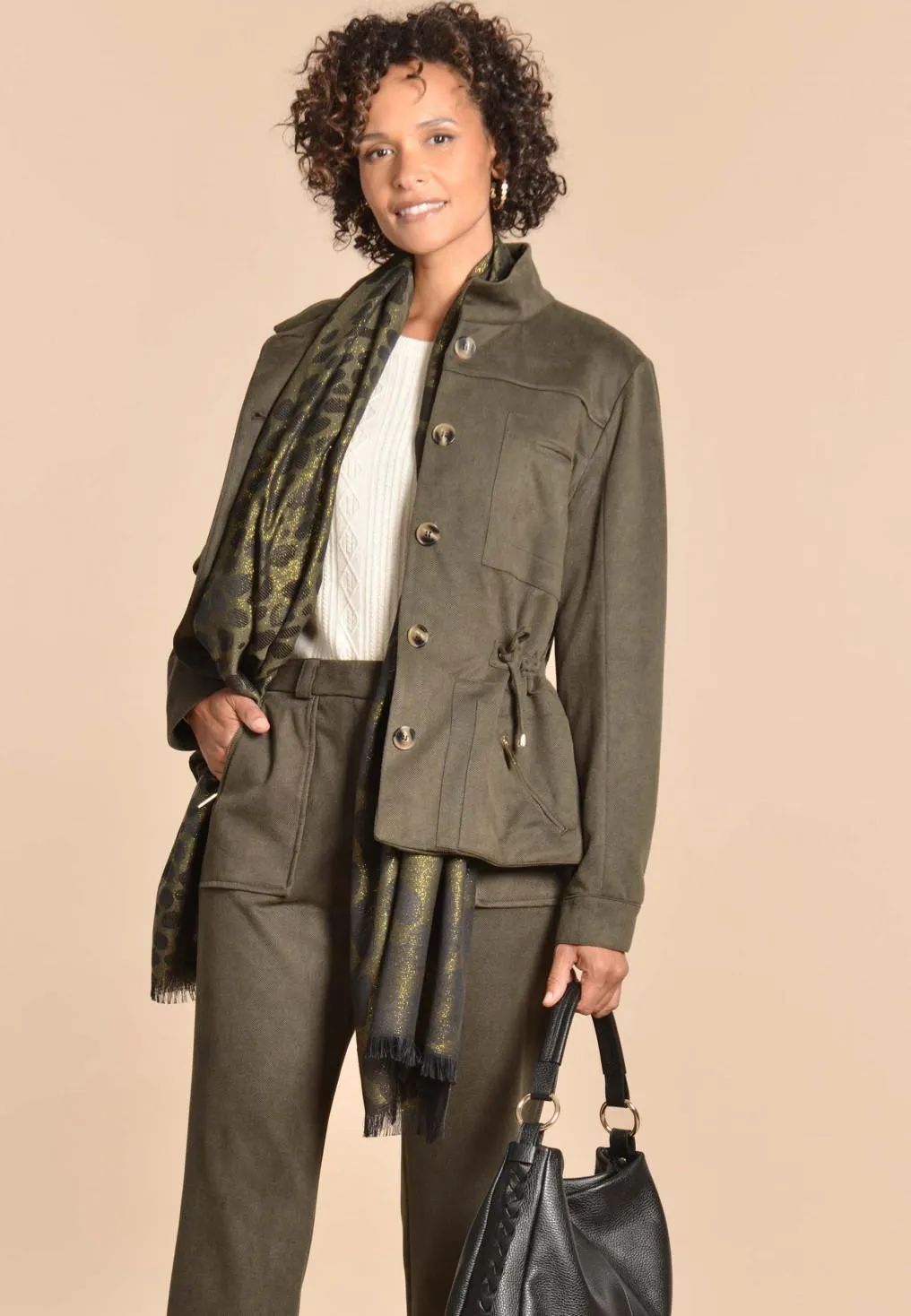 ATHALIA - VESTE - KAKI