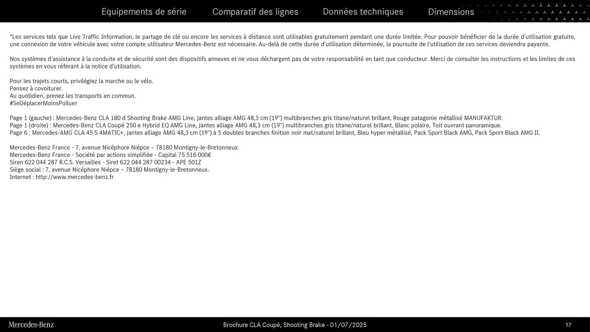 Catalogue Mercedes-Benz du 3 septembre au 3 septembre 2026 - Catalogue page 17