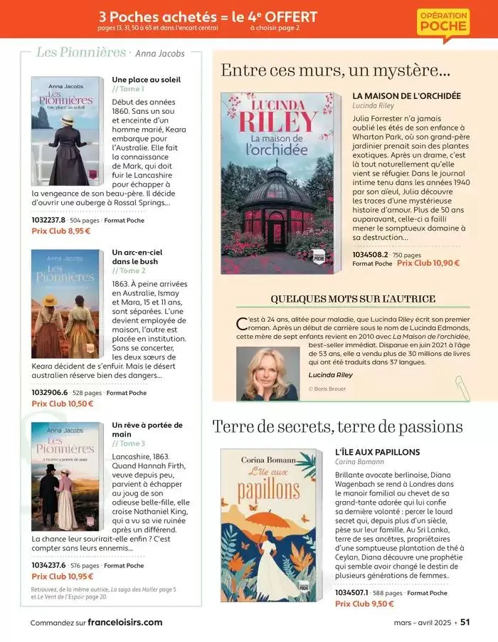 Mars - Avril 2025 du 4 mars au 30 avril 2025 - Catalogue page 51