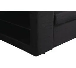 HABITAT ET JARDIN Canapé D'angle Convertible/réversible Axel - 3 Places - Noir