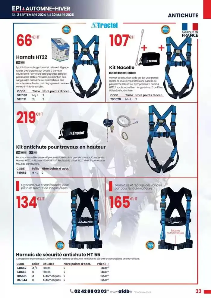 Automne - Hiver 2024 du 1 novembre au 30 mars 2025 - Catalogue page 33