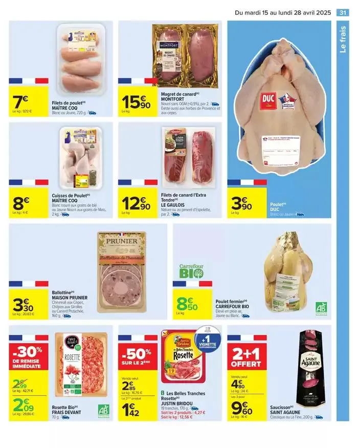 CRÊPES PARTY du 15 avril au 28 avril 2025 - Catalogue page 33