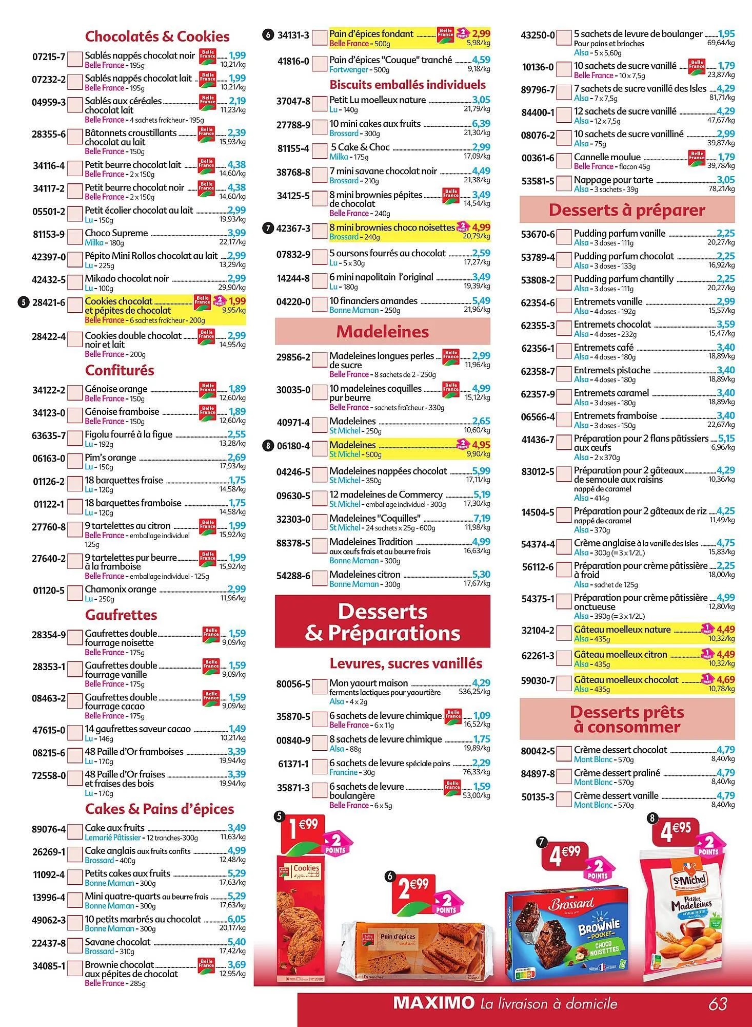 Catalogue Maximo du 30 septembre au 31 octobre 2025 - Catalogue page 63