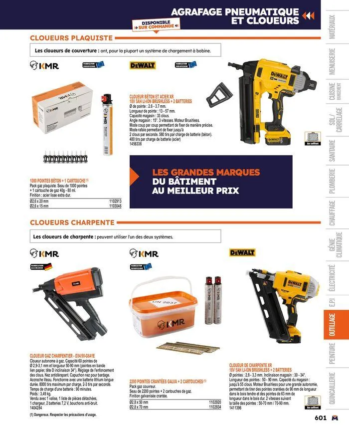 Guide produits 2024 du 15 mars au 31 décembre 2024 - Catalogue page 601