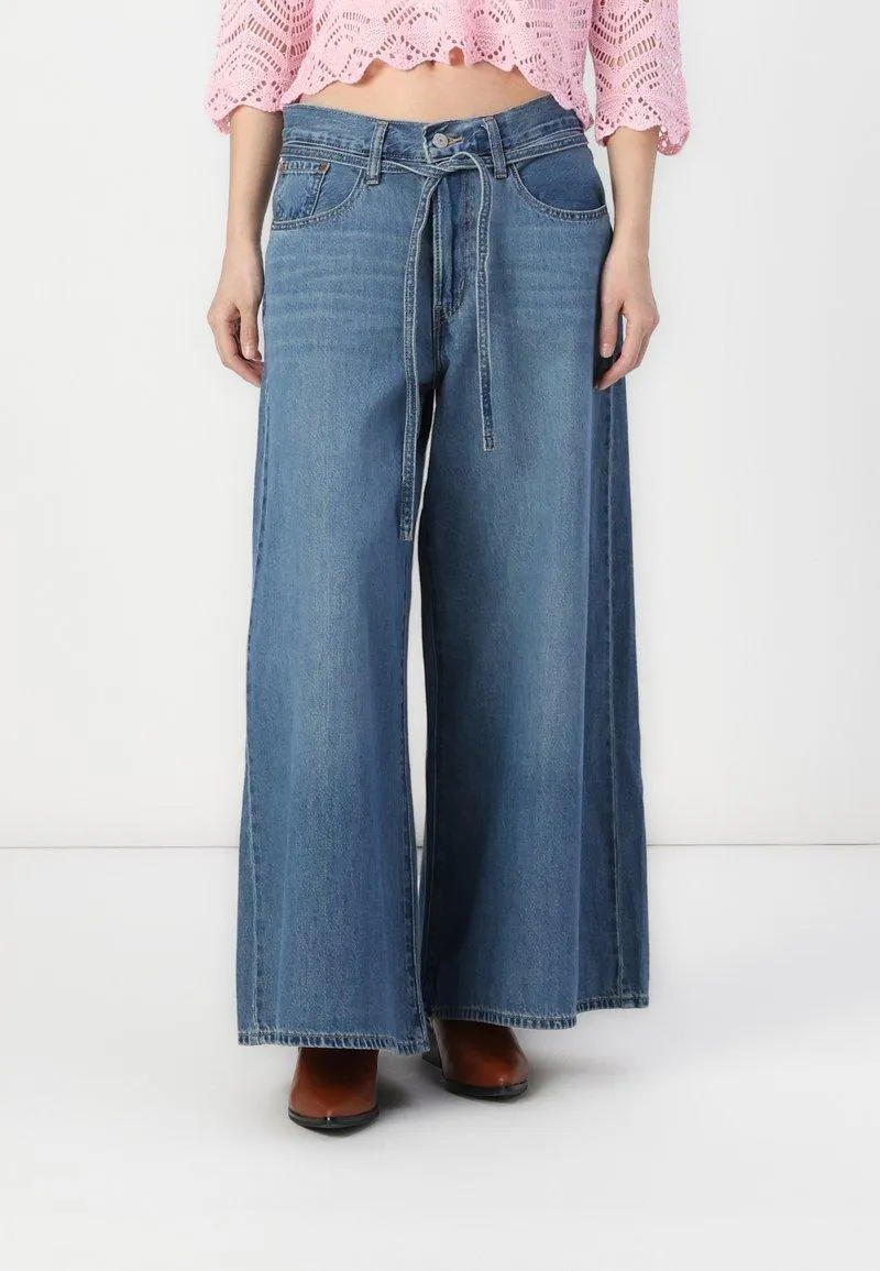 XL SUPERWIDE - Jean boyfriend - blue denim