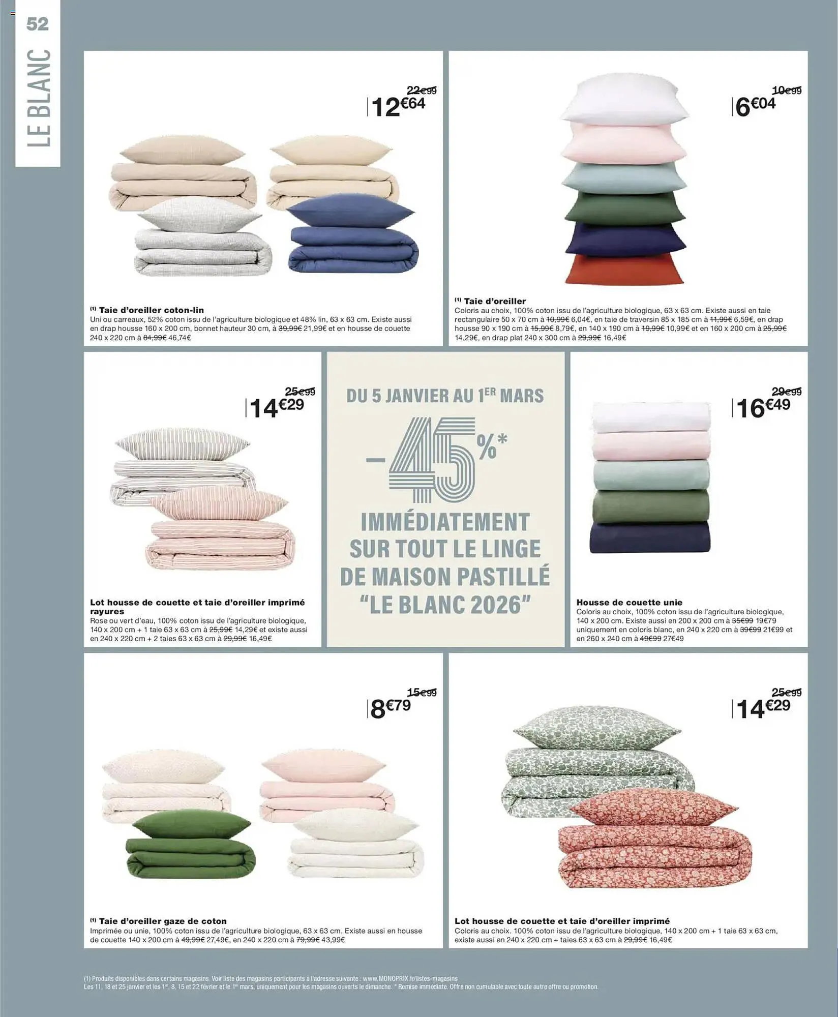 Catalogue Monoprix du 1 janvier au 18 janvier 2026 - Catalogue page 52