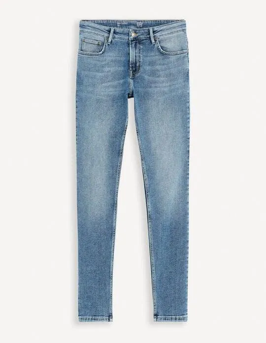 Jean slim stretch C25 3 longueurs - bleu