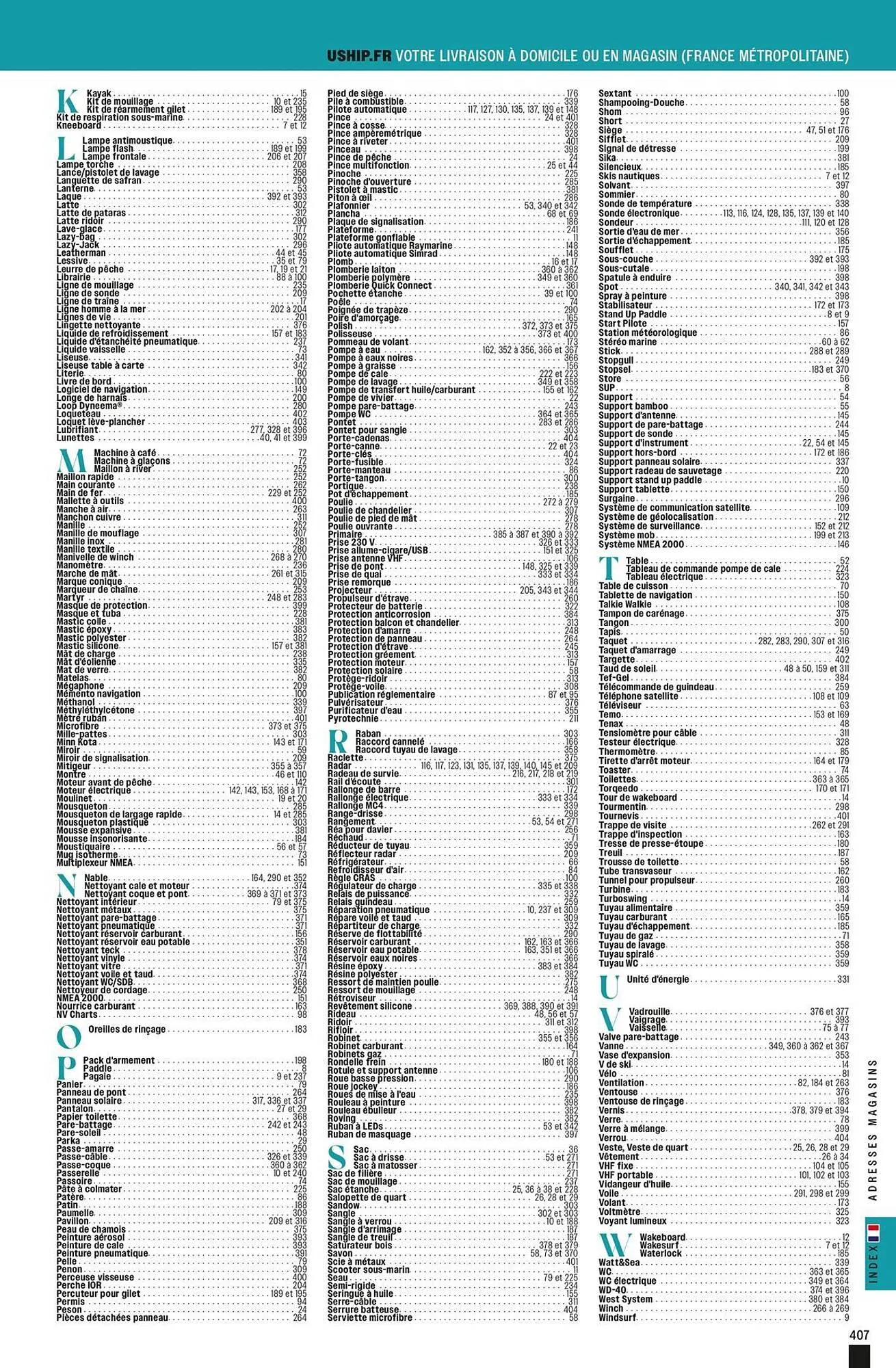 Catalogue Uship du 24 février au 31 décembre 2025 - Catalogue page 407
