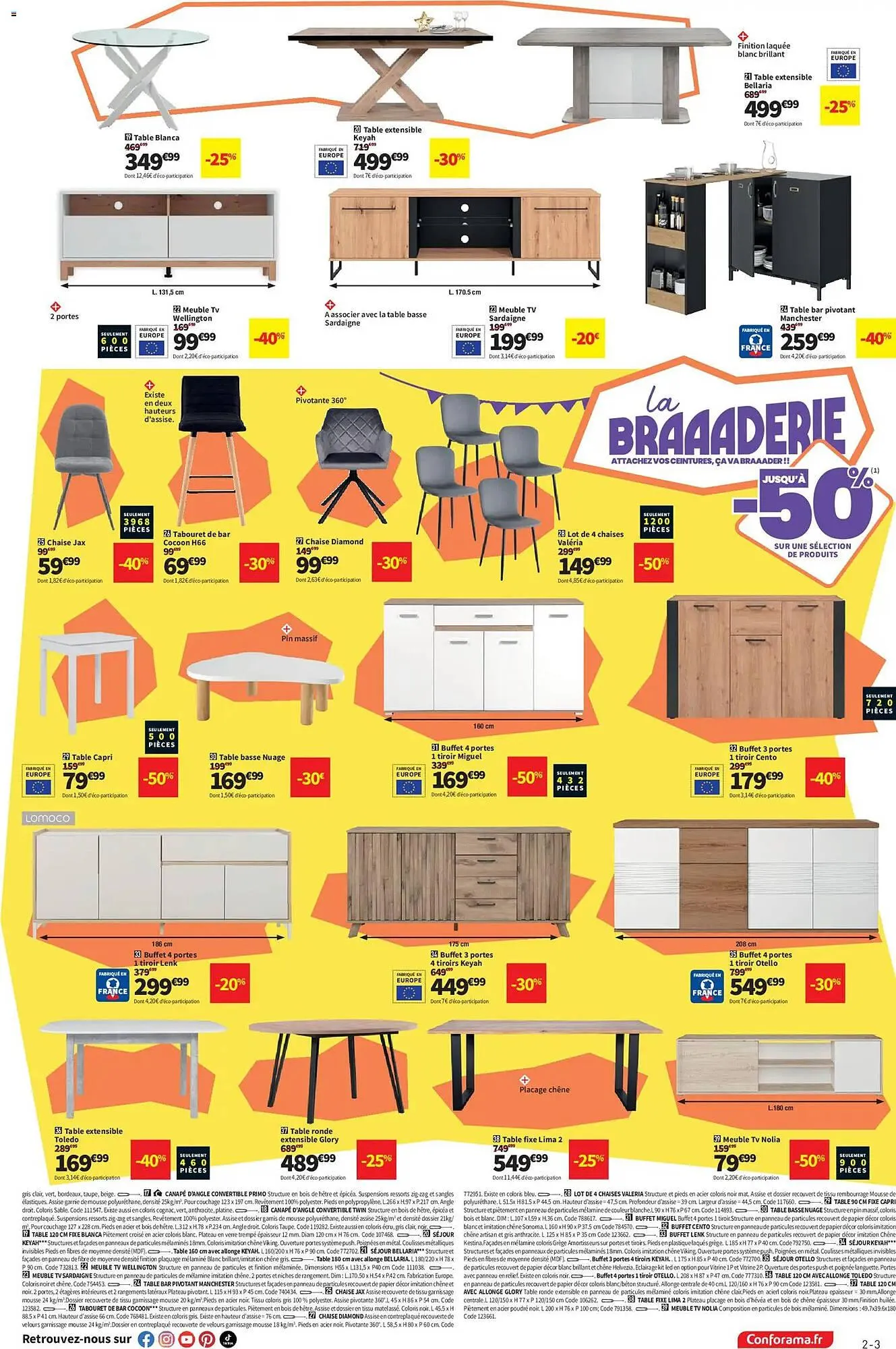 Catalogue Conforama du 31 mars au 27 avril 2026 - Catalogue page 3