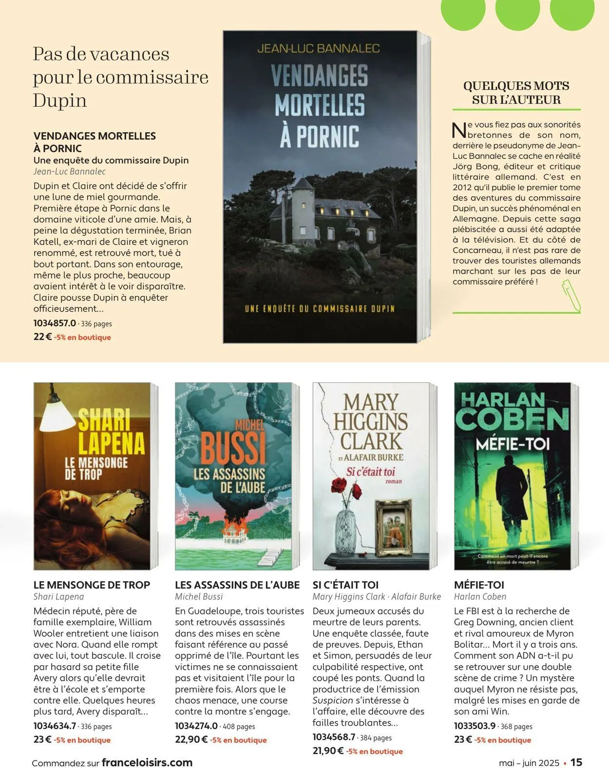 France Loisirs du 1 mai au 30 juin 2025 - Catalogue page 15