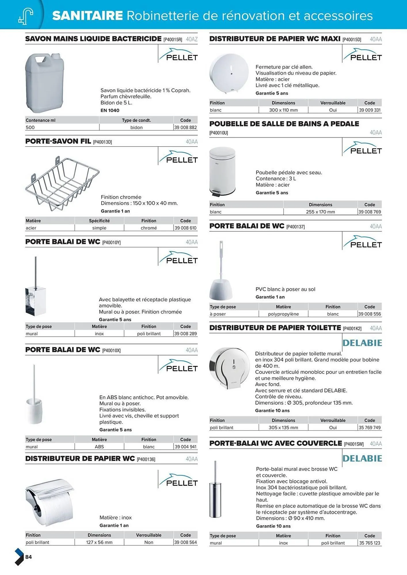 Catalogue Prolians du 2 octobre au 31 décembre 2025 - Catalogue page 84