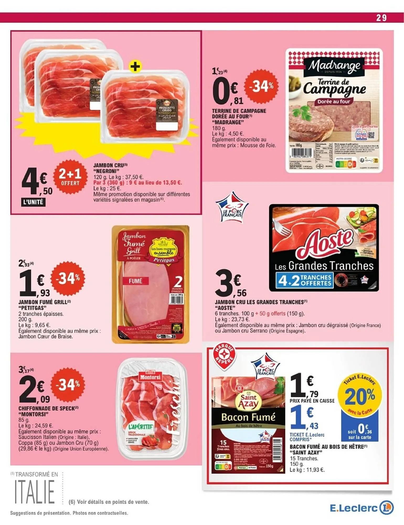 Catalogue E.Leclerc du 3 mars au 14 mars 2026 - Catalogue page 29