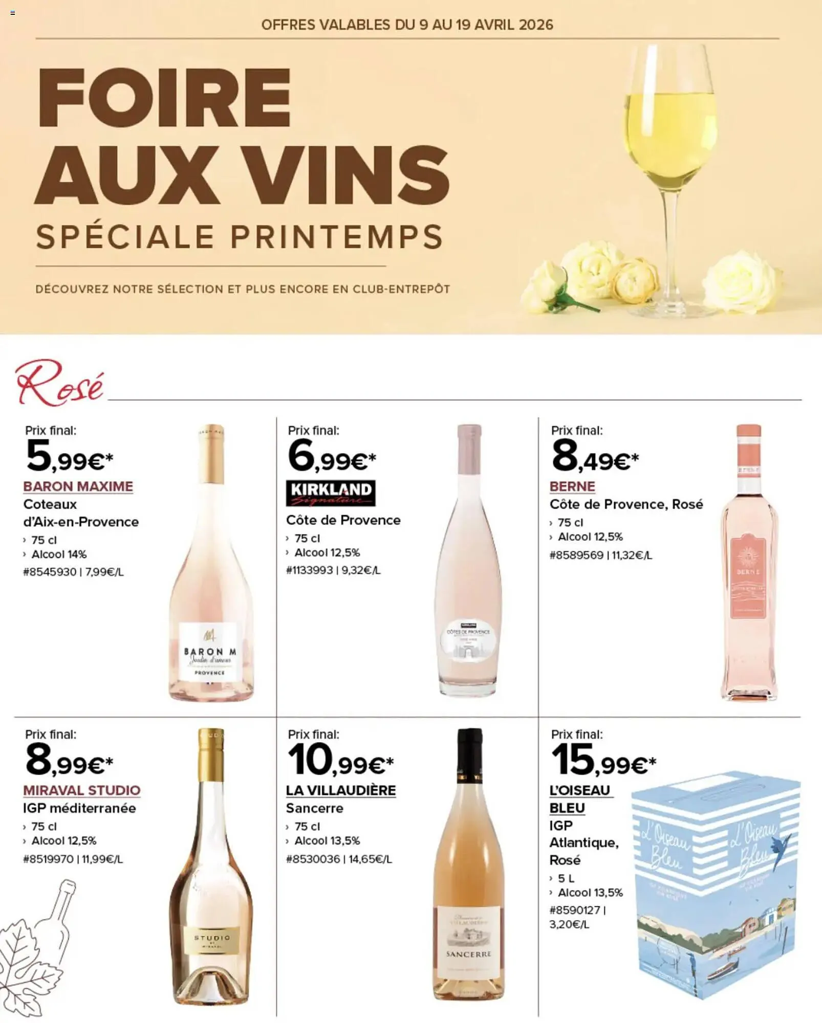 Catalogue Costco du 9 avril au 19 avril 2026 - Catalogue page 1
