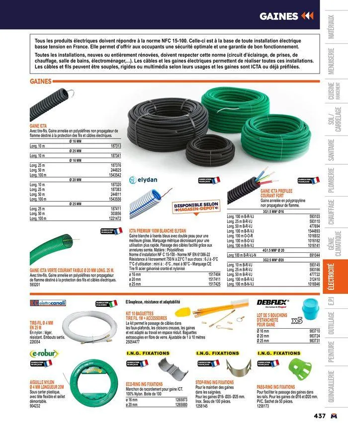 Guide produits 2024 du 15 mars au 31 décembre 2024 - Catalogue page 437