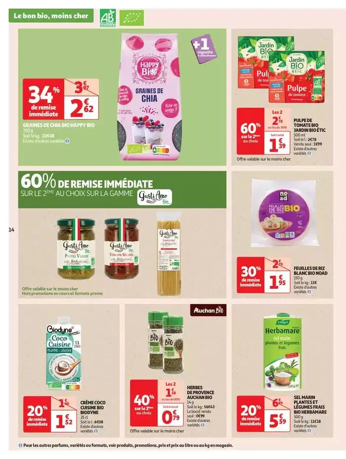 Tout le bio à prix sain du 13 mai au 25 mai 2025 - Catalogue page 14