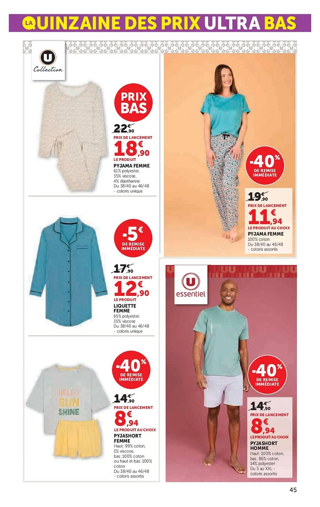 Catalogue Hyper U du 10 mars au 22 mars 2026 - Catalogue page 45