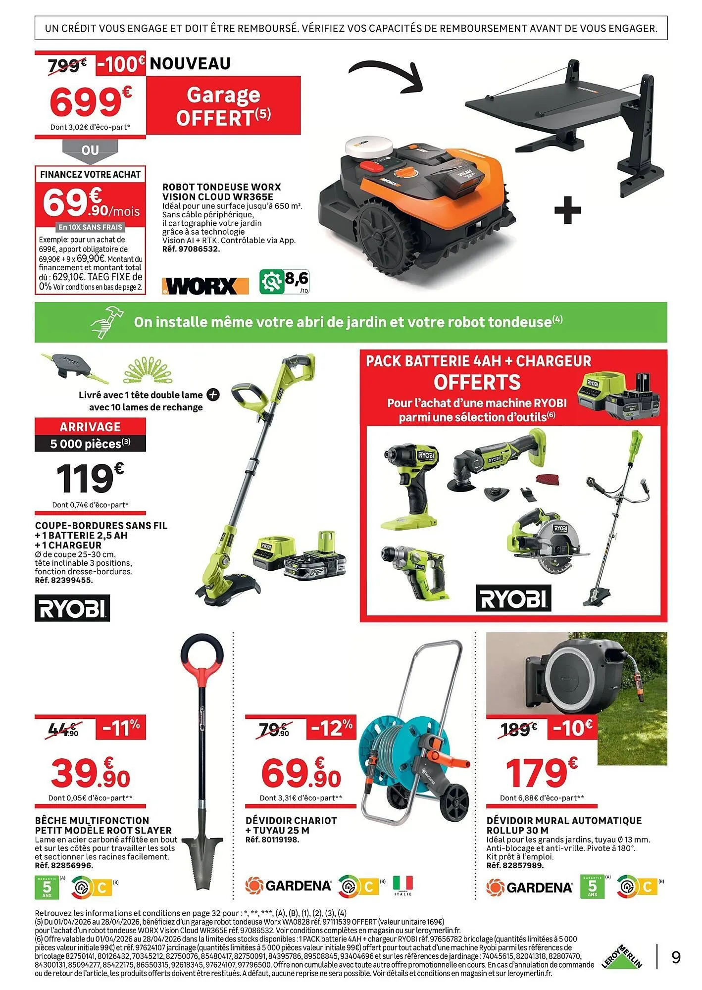 Catalogue Leroy Merlin du 1 avril au 28 avril 2026 - Catalogue page 9