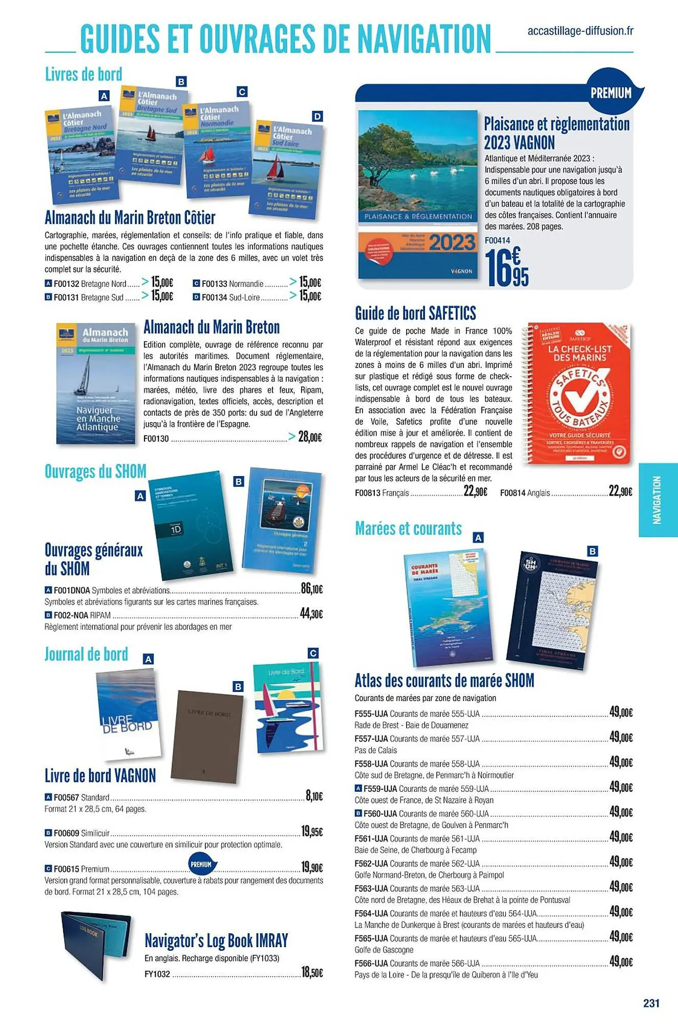 Catalogue Accastillage Diffusion du 1 mars au 31 décembre 2023 - Catalogue page 233
