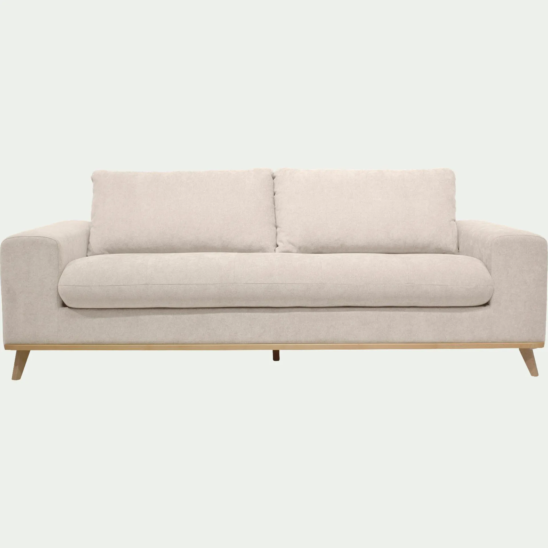 Canapé 4 places convertible en tissu Storm - beige roucas