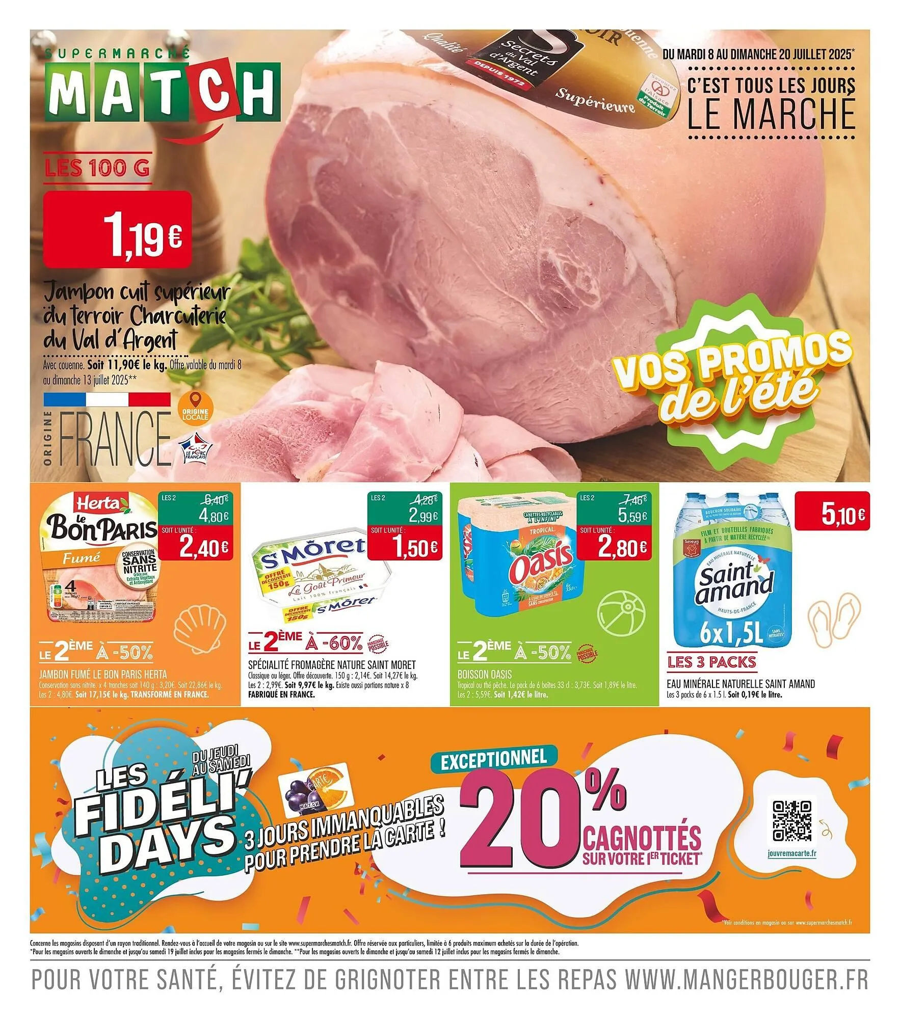 Catalogue Match du 8 juillet au 20 juillet 2025 - Catalogue page 1